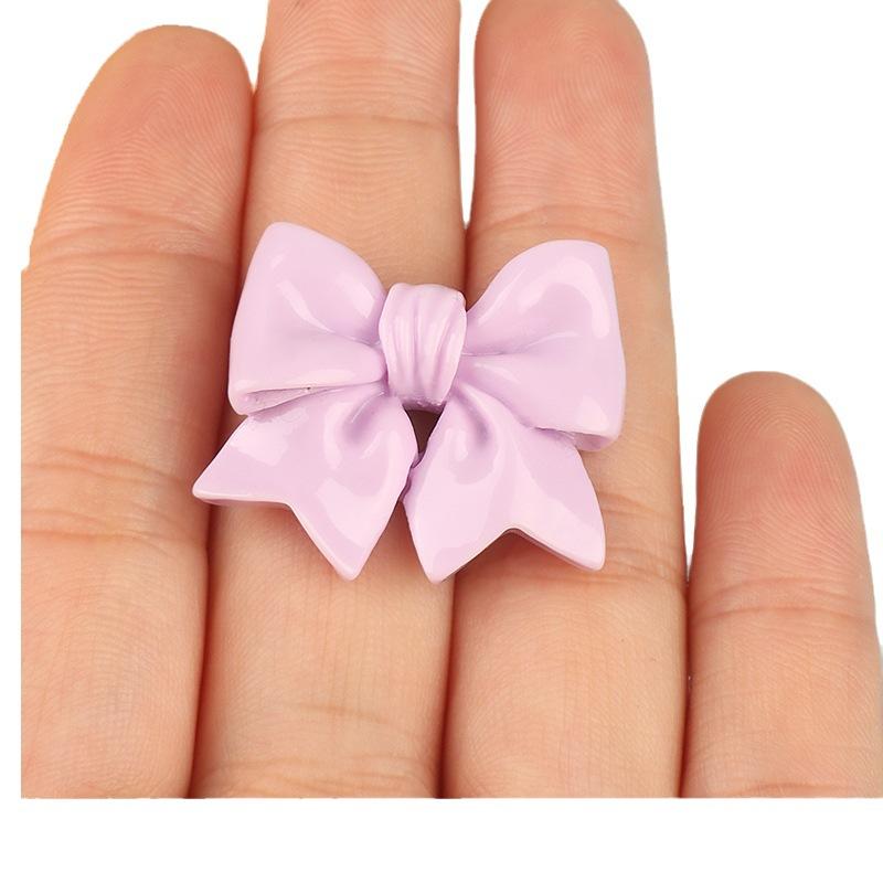 Charm nơ sáng bóng DIY trang trí điện thoại (FF-380)