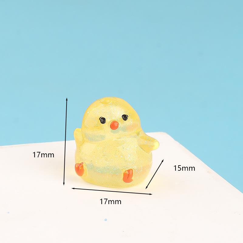 Charm gà mini DIY tiểu cảnh xe hơi (FF-369)