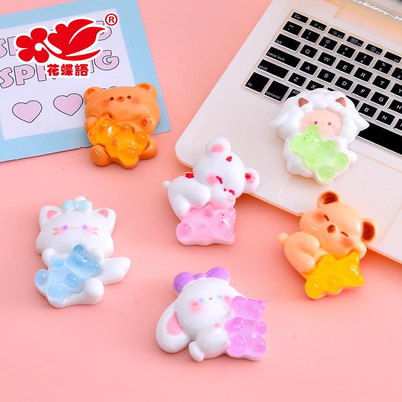 Phụ Kiện Nhỏ Xinh Động vật ôm kẹo (NX-465)