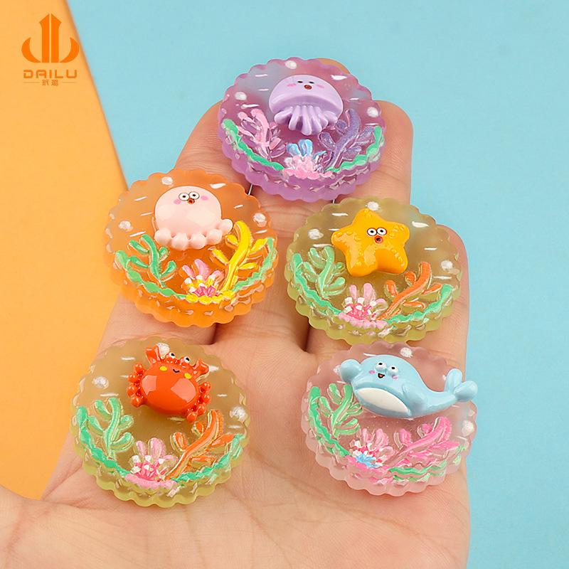 Charm huy chương biển DIY trang trí điện thoại (FF-444)