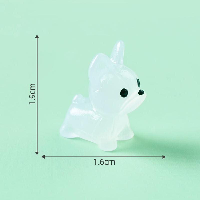 Tiểu cảnh cún phát sáng DIY, phụ kiện tiểu cảnh mini blind bag treo bàn cute (ZC-1136)