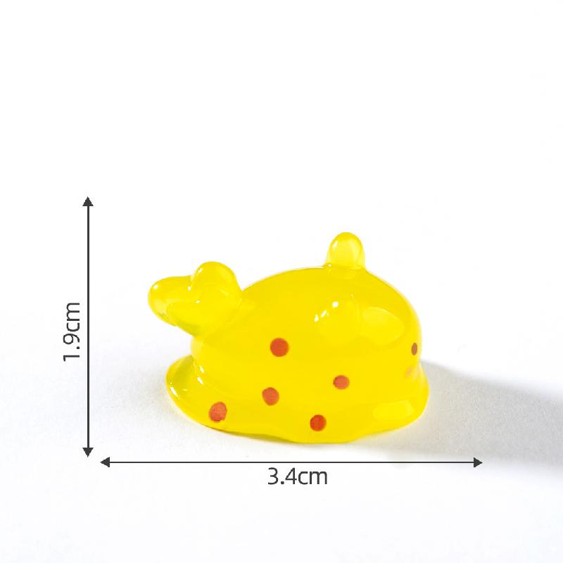 Tiểu cảnh thỏ biển phát sáng DIY, phụ kiện tiểu cảnh mini resin garden treo bàn đáng yêu cute (ZC-1459)