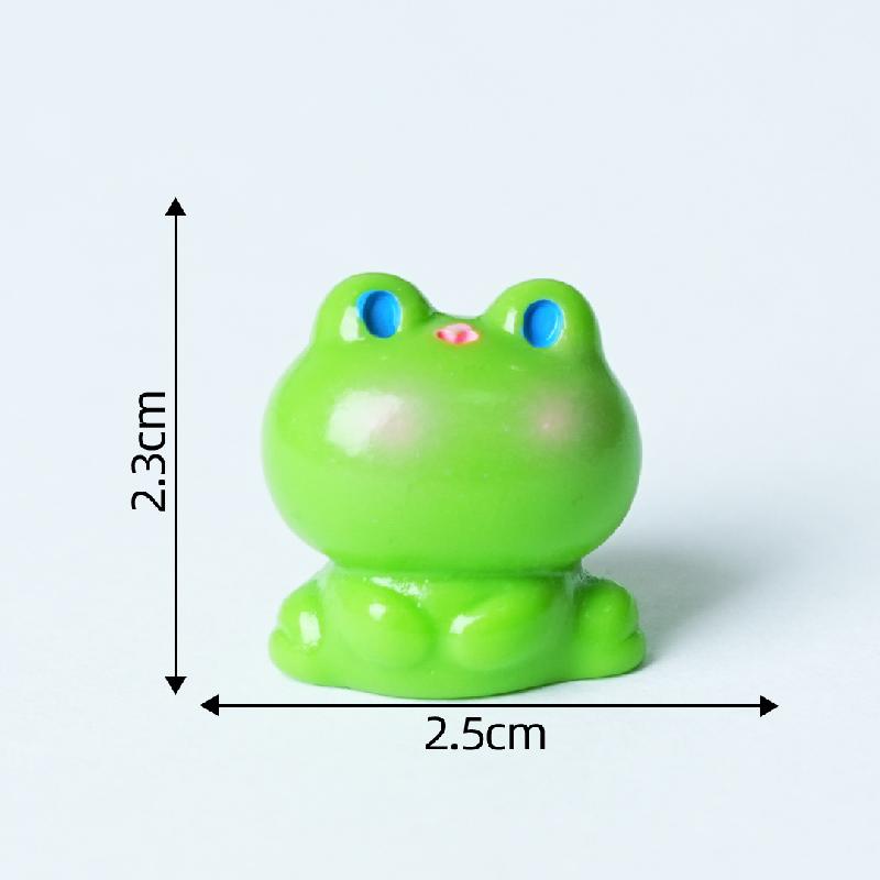 Tiểu cảnh ếch mắt to DIY, phụ kiện tiểu cảnh mini fish tank resin treo bàn garden đáng yêu cute (ZC-1481)