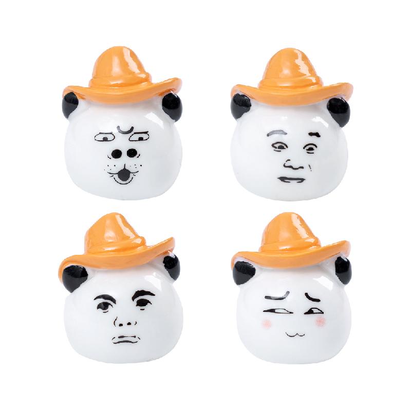 Tiểu cảnh panda quái DIY, phụ kiện tiểu cảnh mini bàn treo đáng yêu, cute (ZC-1082)