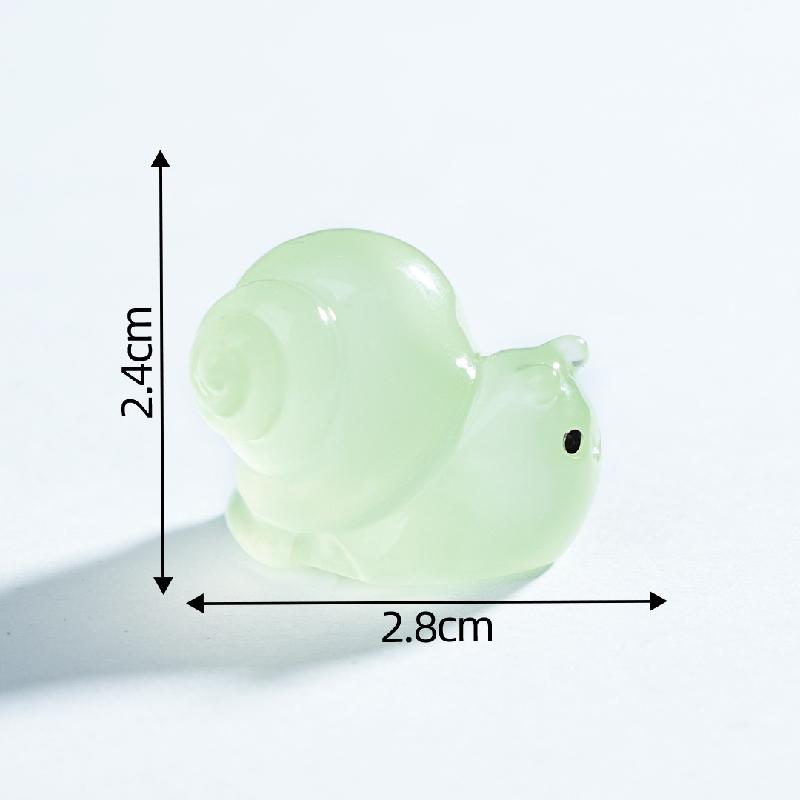 Tiểu cảnh sên & thỏ biển phát sáng DIY, phụ kiện tiểu cảnh mini resin treo bàn garden đáng yêu cute (ZC-1445)