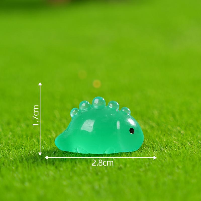 Tiểu cảnh khủng long phát sáng DIY, phụ kiện tiểu cảnh mini resin bàn garden cute (ZC-1144)