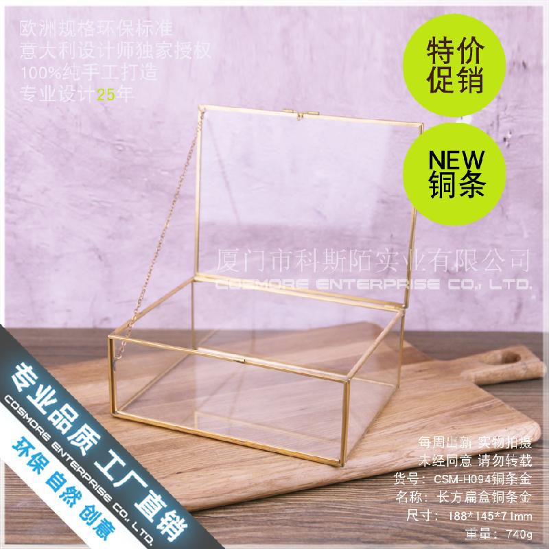 Chậu Đa Giác Hộp kính chữ nhật đa giác, hộp hoa bất tử (DG-159)