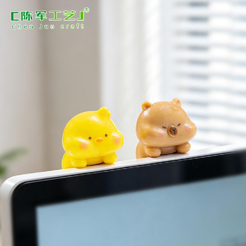 Phụ Kiện Tiểu Cảnh Heo Và Ếch Hoạt Hình Mini (PK-506)