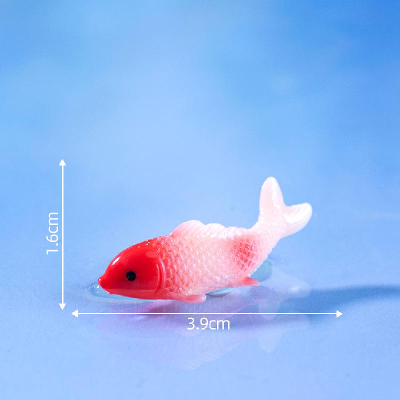 Cá Koi, bể cá mini, phụ kiện DIY, tiểu cảnh bàn sáng tạo thu nhỏ (ZC-104)