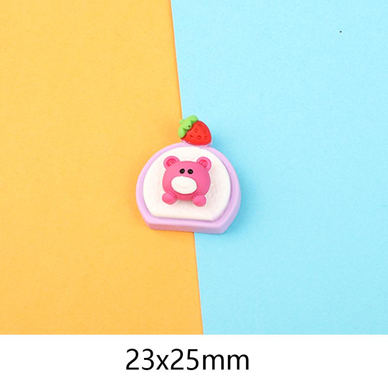 Charm LaBuBu 卡通萌粒 仿真小甜豆树脂配件奶油胶手机壳钥匙扣挂件diy发夹