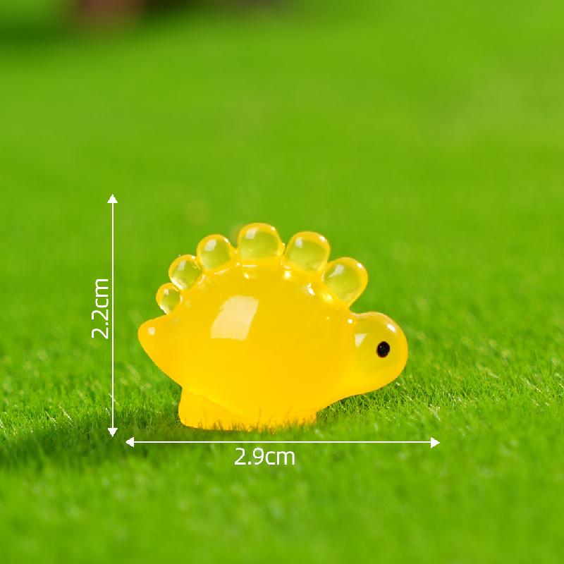 Tiểu cảnh khủng long phát sáng DIY, phụ kiện tiểu cảnh mini resin bàn garden cute (ZC-1144)
