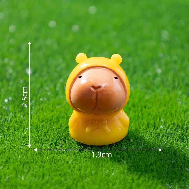 微景观创意可爱卡皮巴拉园艺造景 DIY装饰品挂配件迷你桌面小摆件