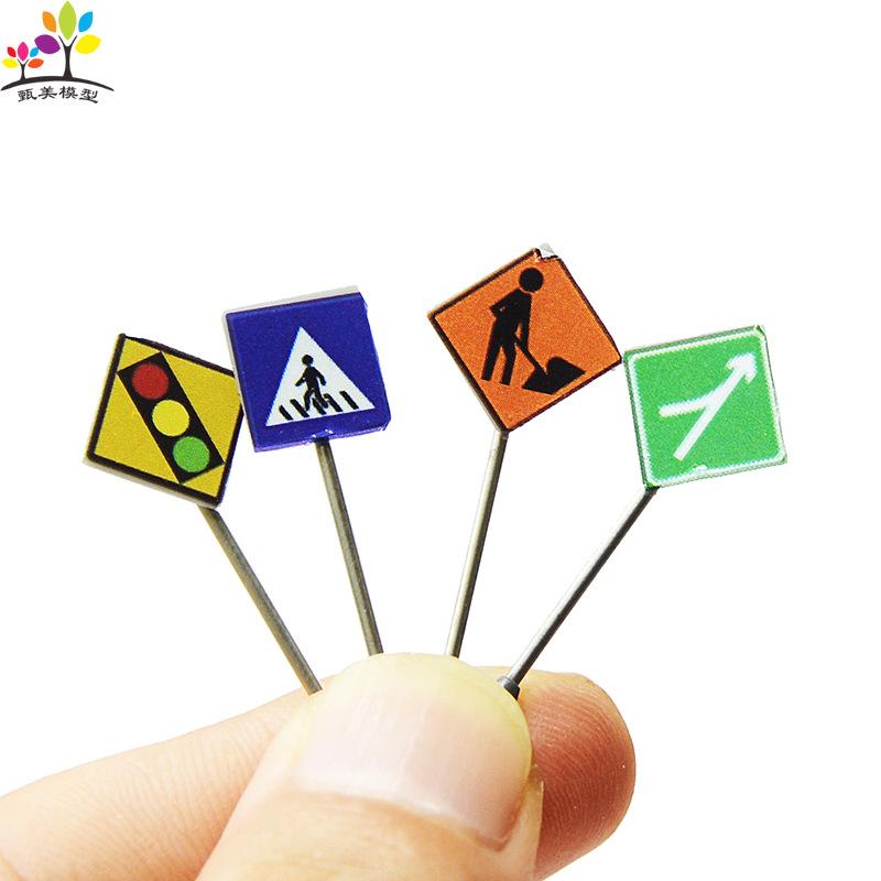 Phụ Kiện Mô Hình Biển Báo Giao Thông Mini Mô Hình Sa Bàn (MH-39)