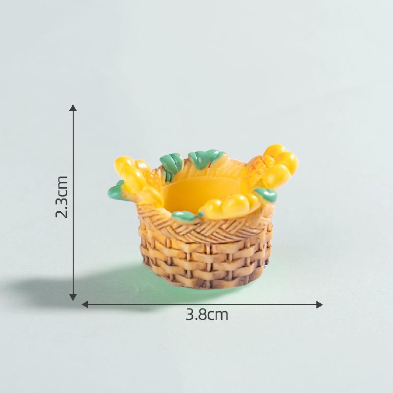 Tiểu cảnh hướng dương và mèo DIY, phụ kiện tiểu cảnh mini bàn thu nhỏ đáng yêu (ZC-1043)