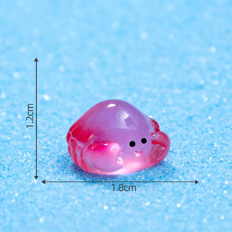 Tiểu cảnh bạch tuộc, cua biển phát sáng DIY, phụ kiện bàn tiểu cảnh mini (ZC-740)