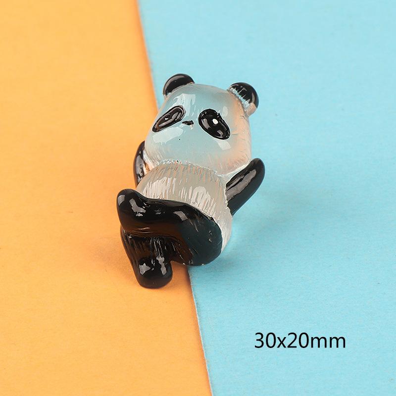 Charm gấu trúc phát sáng DIY tiểu cảnh đồ chơi (FF-55)