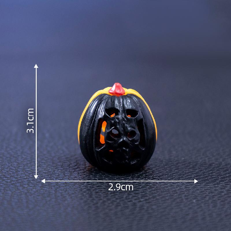 Cặp xương sọ Halloween, tiểu cảnh DIY, phụ kiện bàn mini đáng yêu (ZC-97)