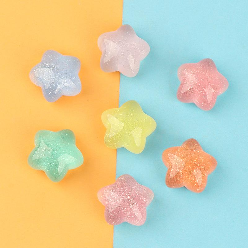 Charm ngôi sao phát sáng DIY trang trí điện thoại (FF-207)