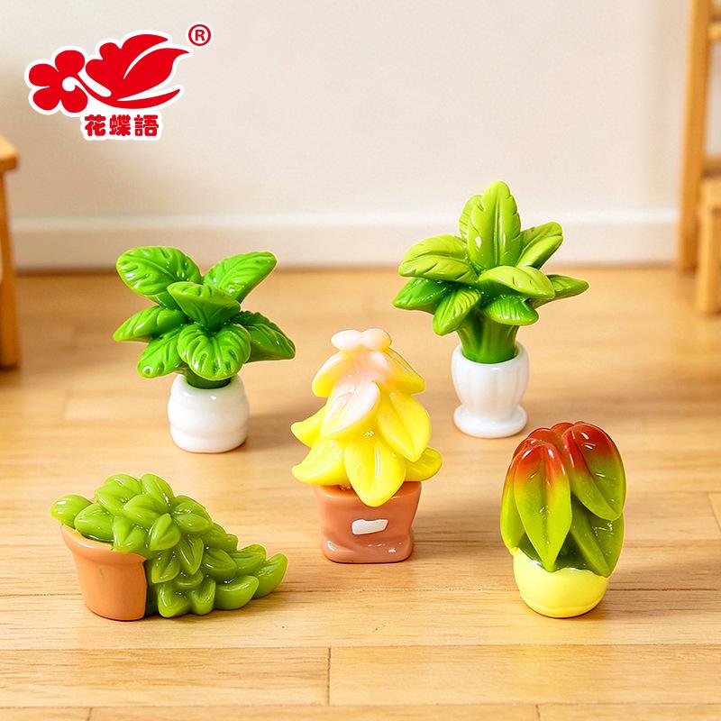 Phụ Kiện Nhỏ Xinh Chậu cây hoạt hình mini (NX-103)