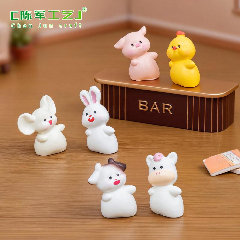 Phụ Kiện Tiểu Cảnh Tiểu cảnh 12 con giáp, phụ kiện trang trí xe hơi mini DIY (ZC-565)