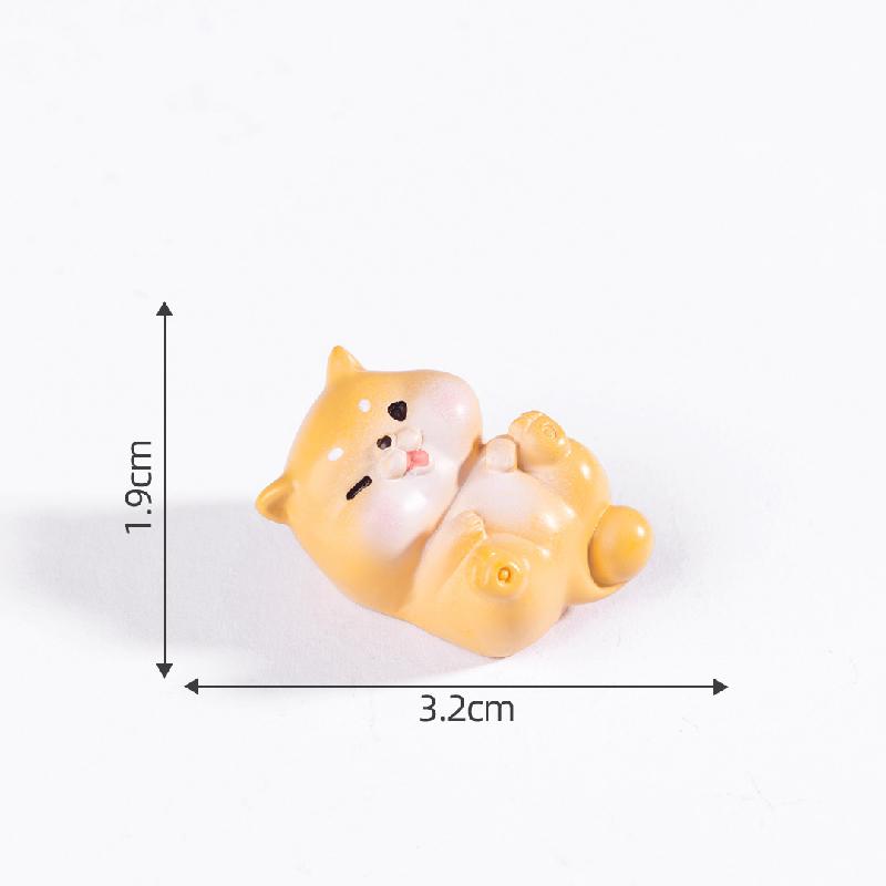 Tiểu cảnh cún tinh nghịch DIY, phụ kiện tiểu cảnh mini xe bàn garden đáng yêu (ZC-1142)