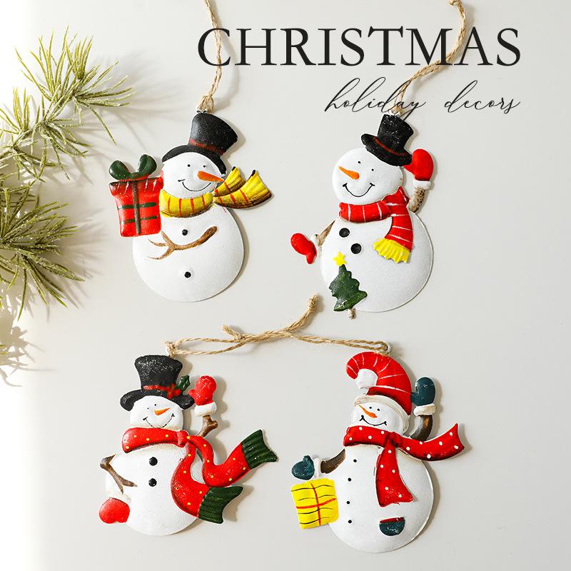 Trang Trí Noel Trang trí Noel: Treo cây Noel ông già, người tuyết và tất