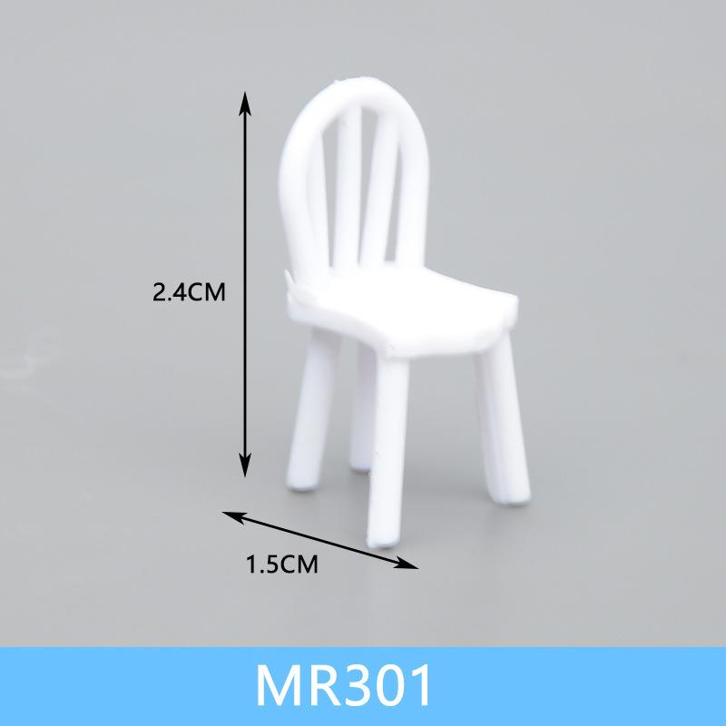 Phụ Kiện Mô Hình Bộ Bàn Ghế Mini Mô Hình Tỷ Lệ 1:50 (MH-17)
