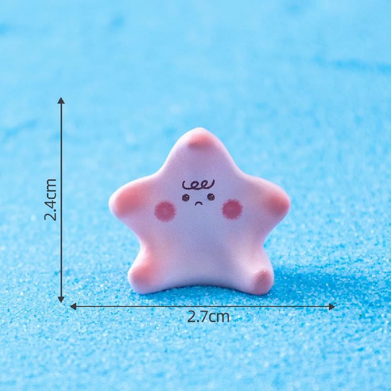 Tiểu cảnh cá rồng sáu cạnh nhiều màu, búp bê DIY, phụ kiện bàn tiểu cảnh mini (ZC-601)