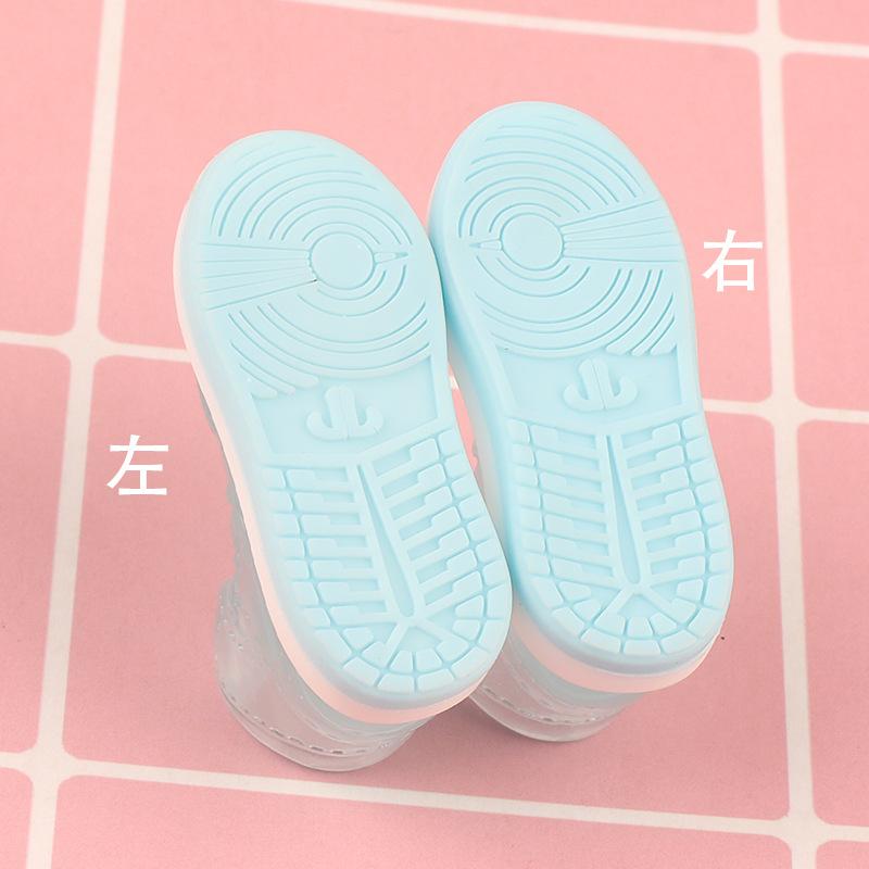 夜光立体鞋子 靴子diy奶油胶洞洞鞋钥匙扣挂件摆件小玩具树脂配件