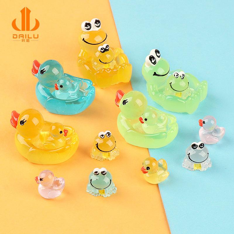 Charm vịt phát sáng DIY trang trí điện thoại (FF-379)