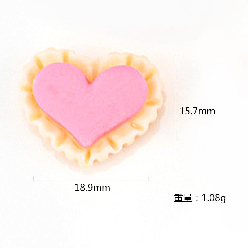 Charm viền tim DIY trang trí vỏ điện thoại (FF-307)