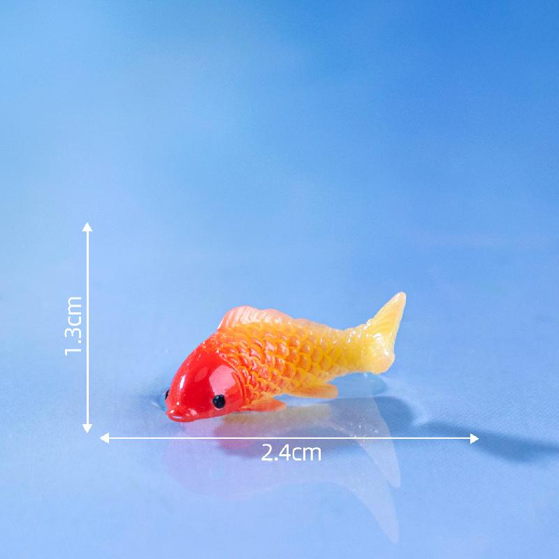 Cá Koi, bể cá mini, phụ kiện DIY, tiểu cảnh bàn sáng tạo thu nhỏ (ZC-104)