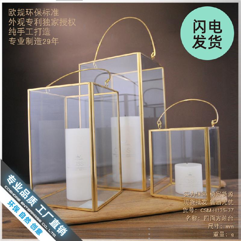 Chậu Đa Giác Nhà kính vuông mini phong cách Bắc Âu (DG-118)