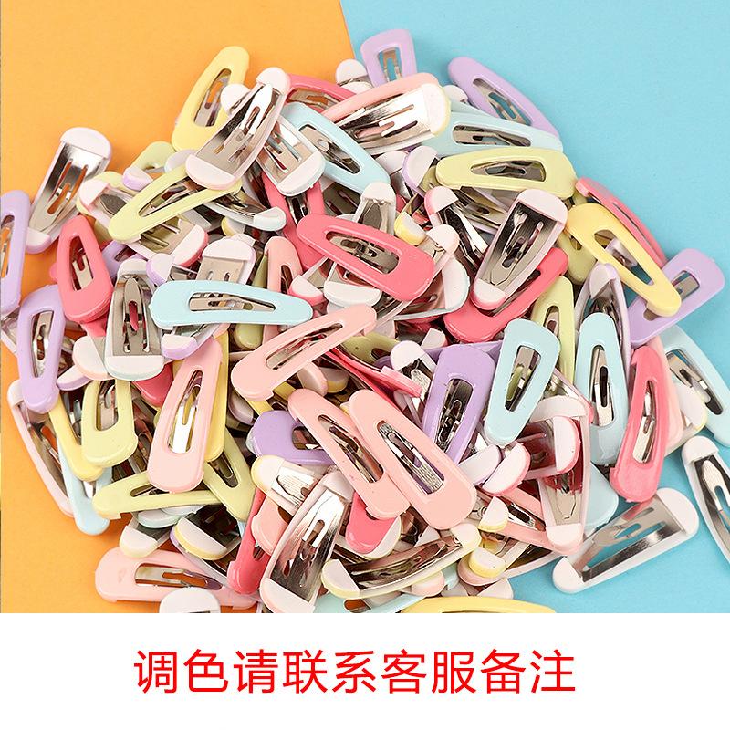 奶油胶diy发夹配件批发 手工发夹diy材料包自制儿童diy无痕发夹