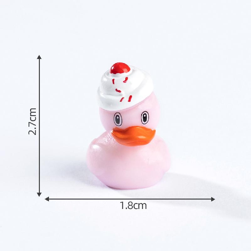 Tiểu cảnh vịt vàng biến hóa DIY, phụ kiện tiểu cảnh mini resin treo bàn garden đáng yêu cute (ZC-1456)