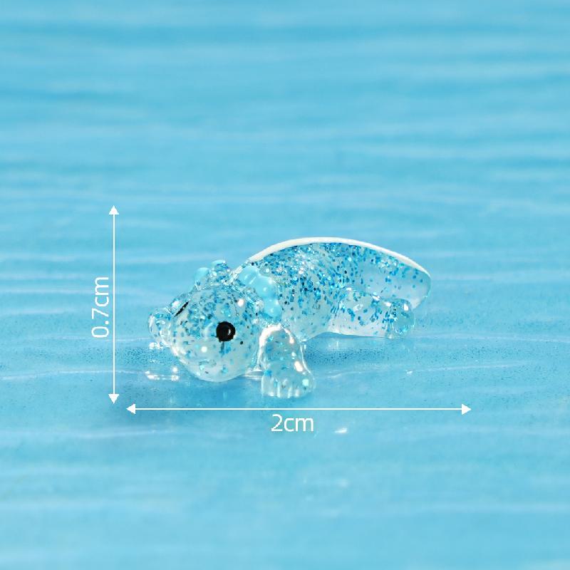 Tiểu cảnh rùa & kỳ nhông phát sáng DIY, phụ kiện tiểu cảnh mini resin garden treo bàn đáng yêu cute (ZC-1467)