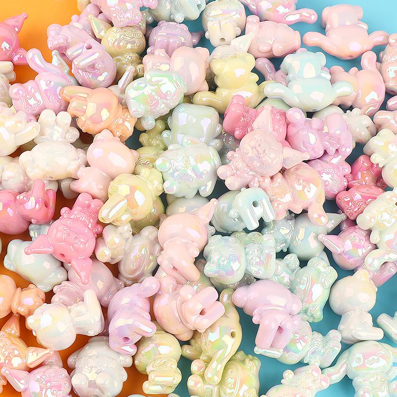 Charm acrylic nhiều màu DIY dây chuyền & điện thoại (FF-52)