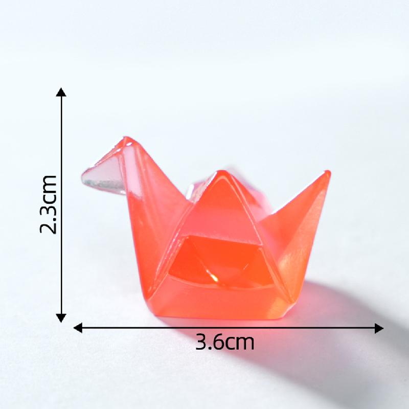 Tiểu cảnh hạc giấy phát sáng, túi bất ngờ DIY, phụ kiện bàn tiểu cảnh mini (ZC-688)