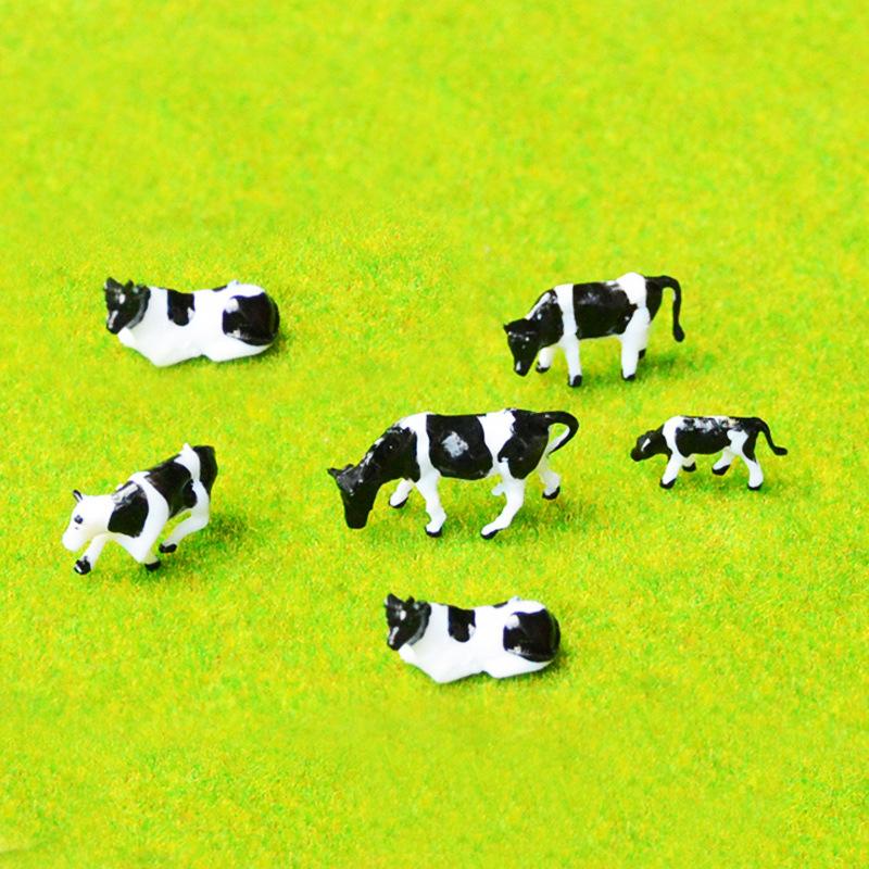 Phụ Kiện Mô Hình Mô Hình Bò Sữa Mini Tỷ Lệ 1:87 (MH-276)