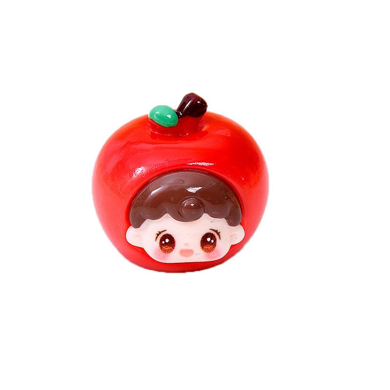 Trái cây hoạt hình resin mini, mô hình để bàn, nhà búp bê (NX-606)