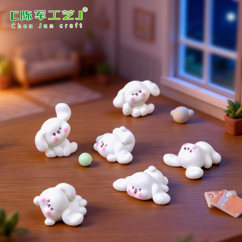 Phụ Kiện Tiểu Cảnh Tiểu cảnh chó nhỏ dễ thương, trang trí bàn làm việc mini (ZC-191)