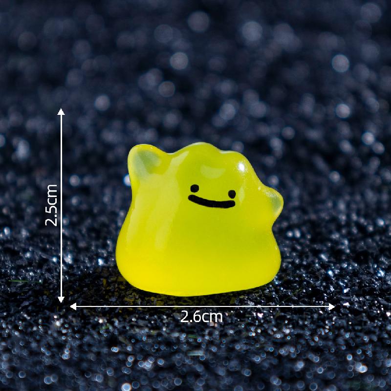 Tiểu cảnh quái vật biến hình phát sáng DIY, phụ kiện tiểu cảnh mini resin treo bàn cute (ZC-1344)