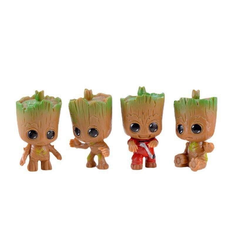 Tiểu cảnh cây người, móc khóa DIY, phụ kiện tiểu cảnh mini chậu cây cây quái đáng yêu (ZC-1034)