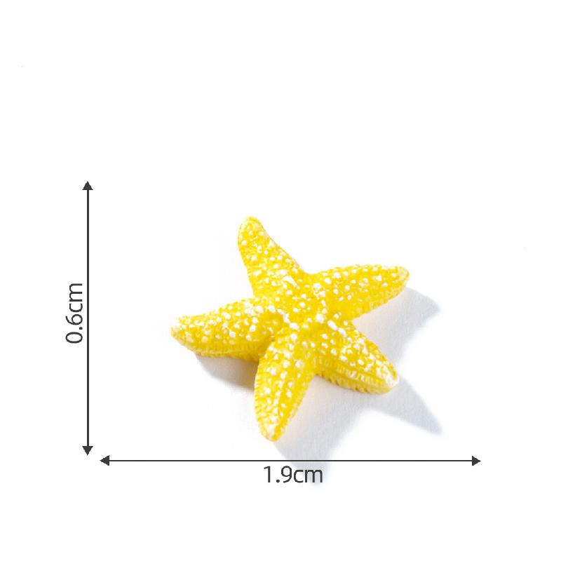 Tiểu cảnh sao biển, hải sâm giả, lọ sinh thái, sân vườn DIY tiểu cảnh mini (ZC-668)