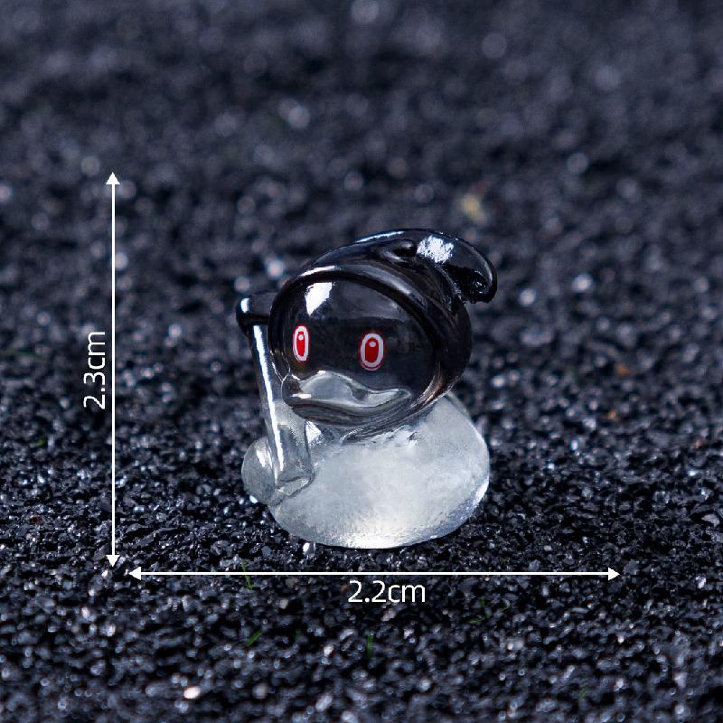 Tiểu cảnh vịt vàng Halloween, DIY, phụ kiện treo bàn tiểu cảnh mini đáng yêu (ZC-448)