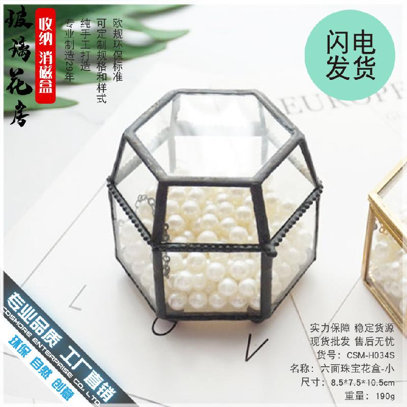 Chậu Đa Giác DG-76 Những chiếc hộp kính nhỏ, những bông hoa bền đời, thảm cỏ, thực vật nhỏ