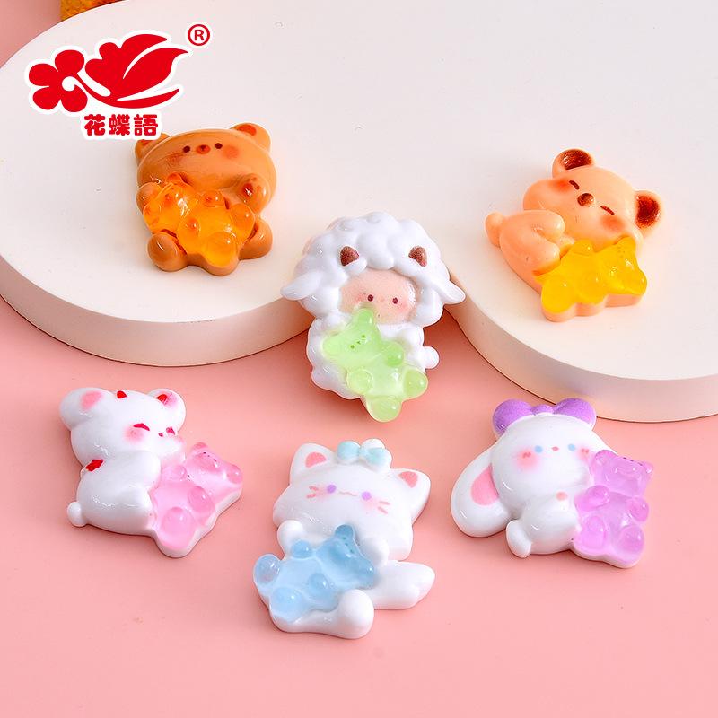 Phụ Kiện Nhỏ Xinh Động vật ôm kẹo (NX-465)