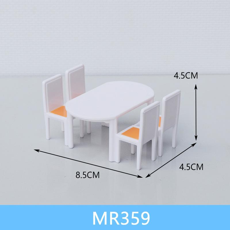 Bộ Bàn Ăn Mini Mô Hình Tỷ Lệ 1:20 (MH-285)