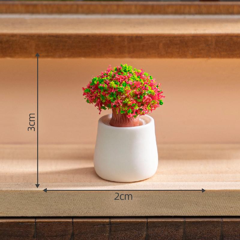 Tiểu cảnh cây cảnh mini giả, lọ sinh thái DIY, phụ kiện treo bàn tiểu cảnh mini (ZC-497)