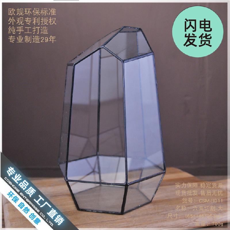 Chậu Đa Giác Bình kính Terrarium rêu cảnh (DG-22)